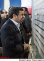 حضور احمدي نژاد و يارانش در حرم امام (ره) +عكس 1