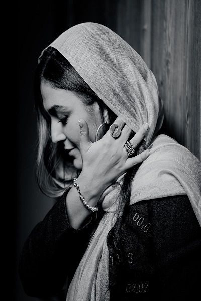 دلبری جدید هدی زین‌العابدین با یک عکس سیاه و سفید