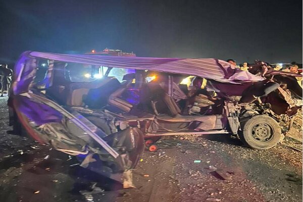 تصادف دو ون در جاده کاظمین-سامرا: ۱۲ ایرانی جان باختند