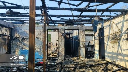 نخستین تصاویر از کمپ ترک اعتیاد لنگرود پس از آتش‌سوزی مرگبار با 27 کشته و 16 کشته
