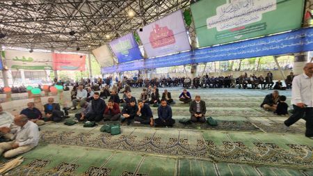 تصویری از تعداد حاضران در نماز جمعه امروز تهران به امامت کاظم صدیقی (عکس)