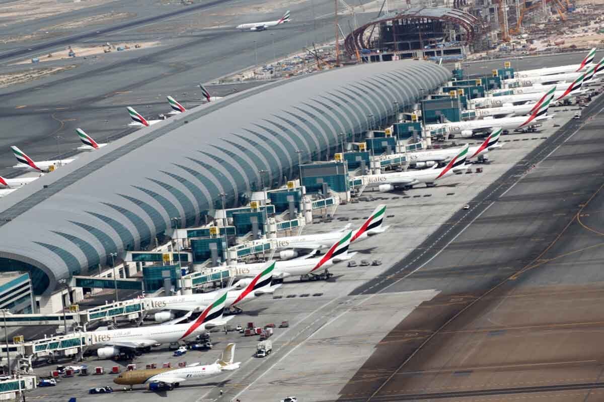 فرودگاه دبی در آب غرق شد (ویدئو)