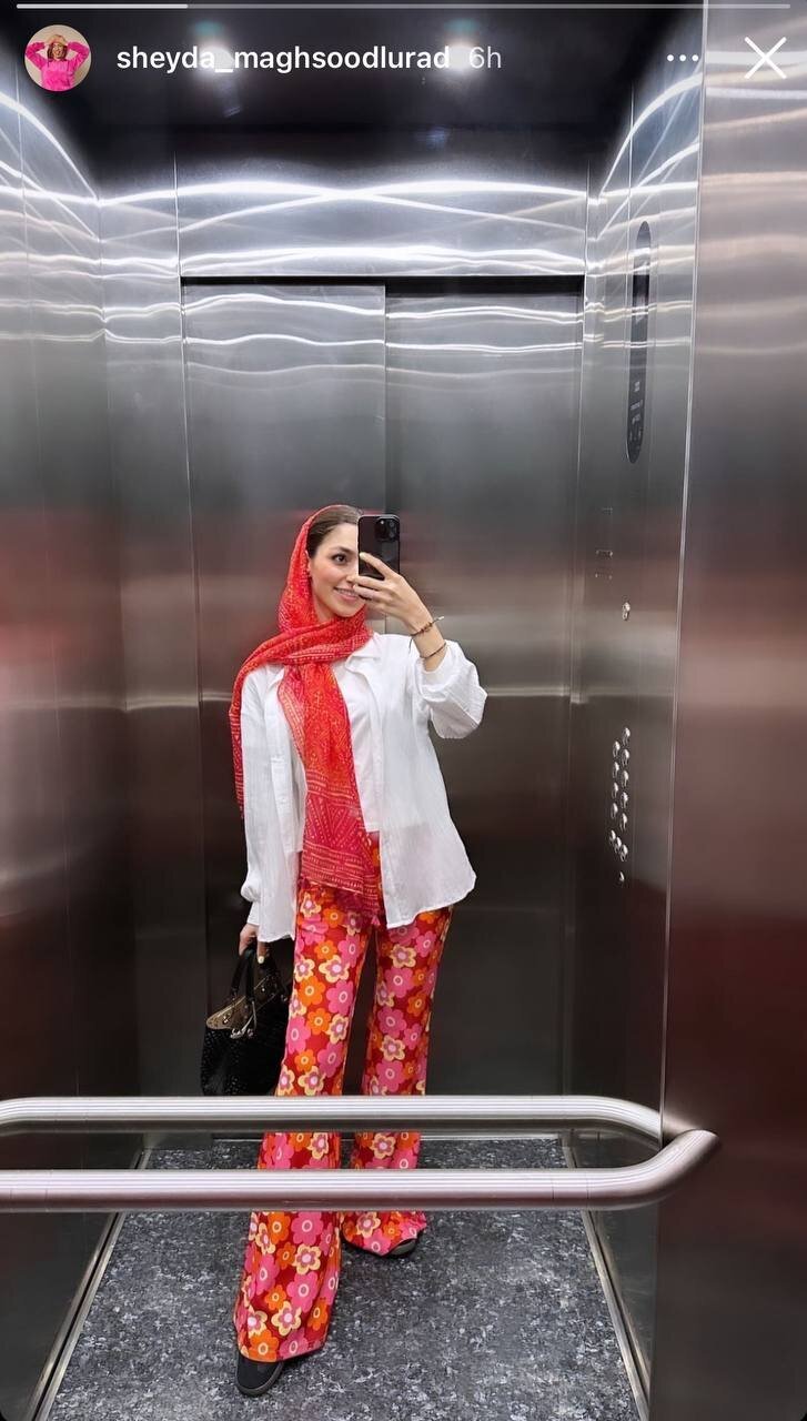سلفی جدید و خوش آب و رنگ شیدا مقصودلو ، همسر ایرانی ژوزه مورایس (عکس)