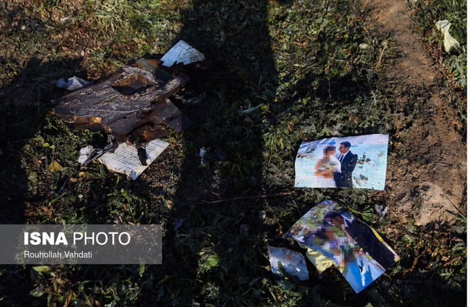 تصاوير متفاوت و تاثرآور از حادثه سقوط هواپيماى اوكراينى