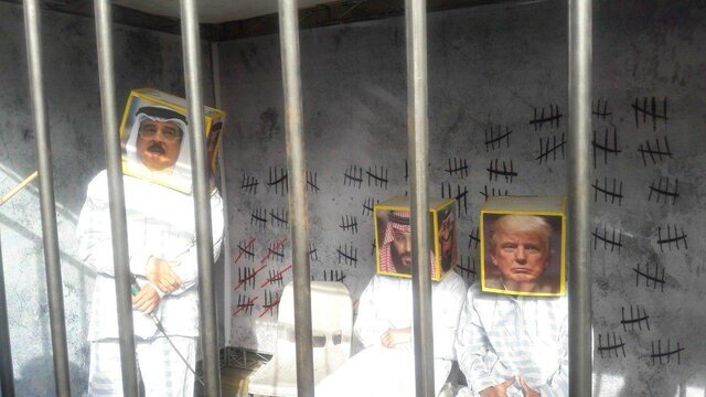 ترامپ در تهران اسیر شد، محمد بن سلمان زندانی!(عکس)