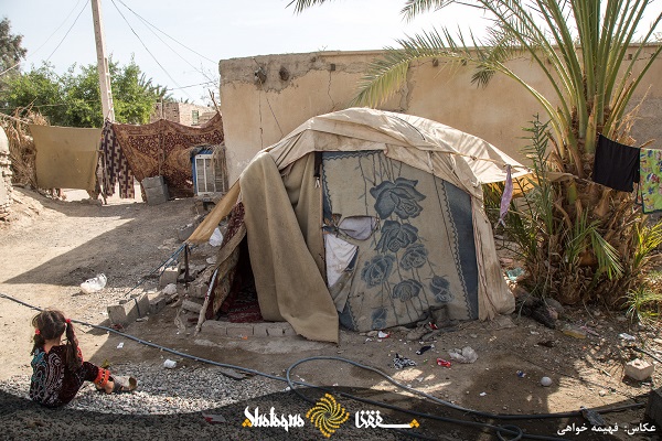 گزارش تصویری: با محرومان؛ محله ای فقیرنشین در شهردراز ایرانشهر