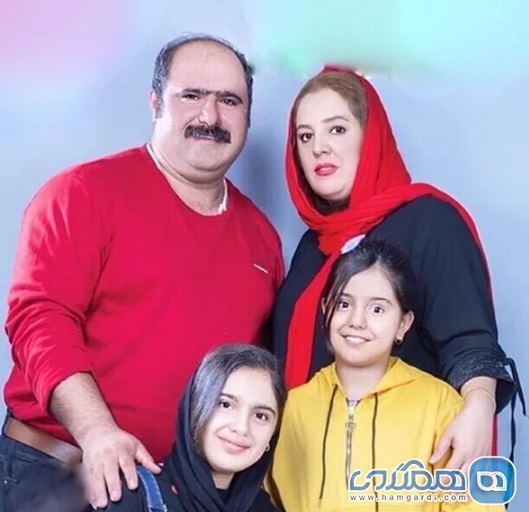 سلمان سریال «نون.خ» در کنار همسر و دخترانش (عکس)