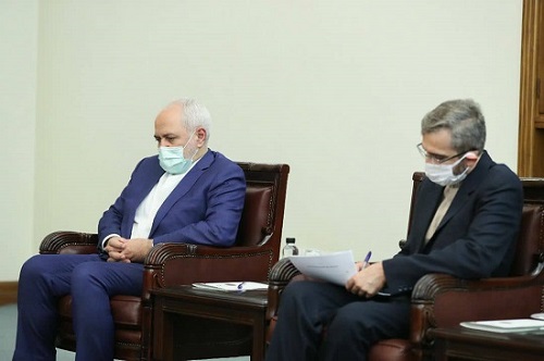 همنشینی ظریف با جانشین احتمالی مقام وزارتش +عكس
