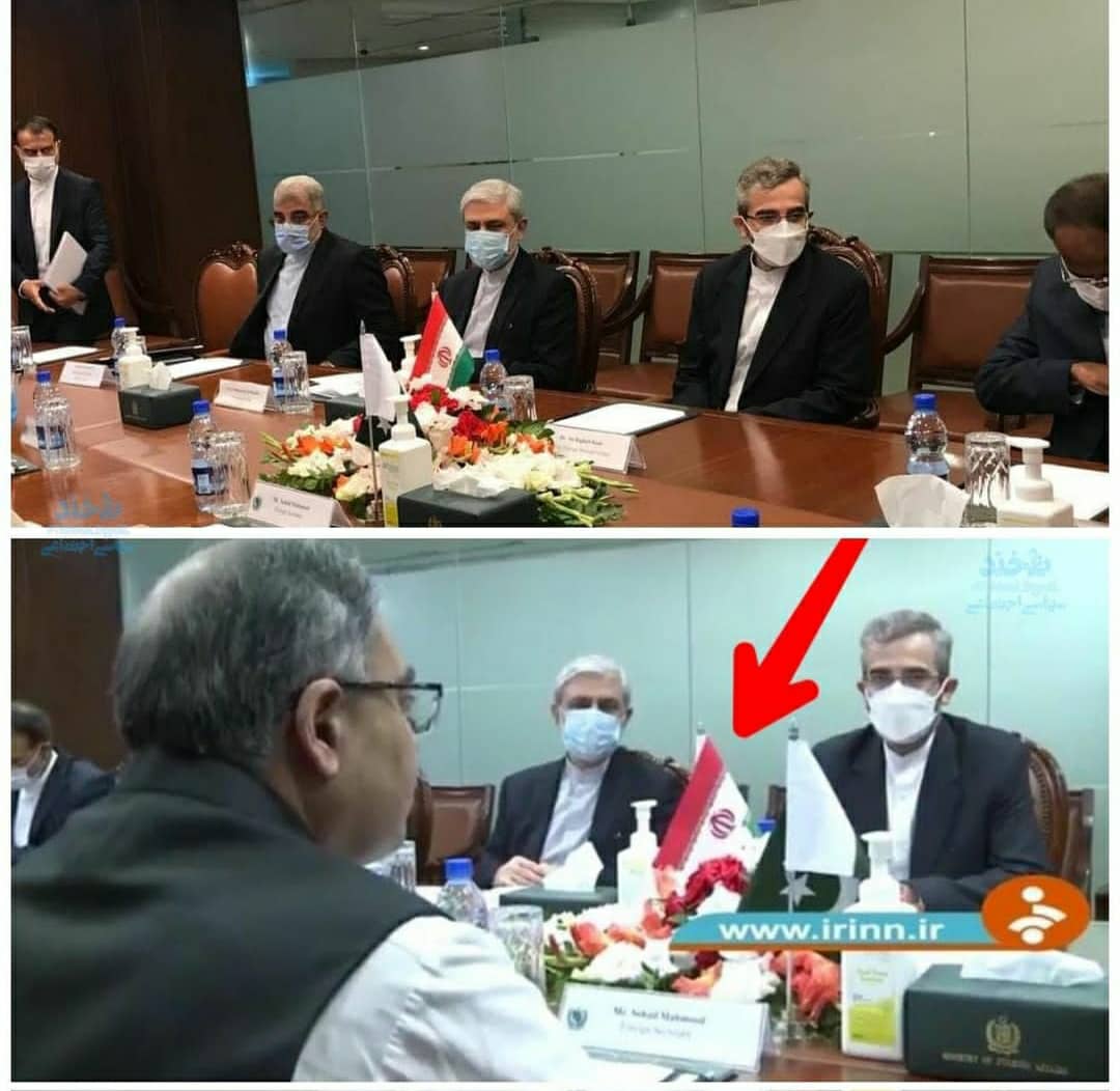 بی احترامی به ایران در دیدار باقری کنی با وزیر خارجه پاکستان!(عکس)