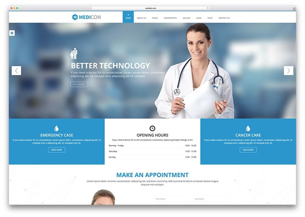 طراحی سایت کلینیک های پزشکی