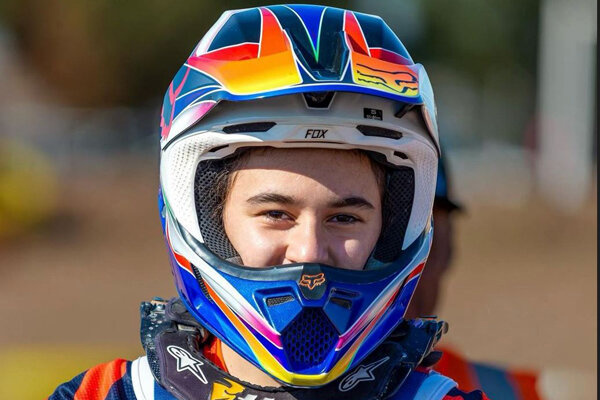 هستي رضایي جوانترین دختر موتورسوار ایرانى در مسابقات جهانی (عكس)