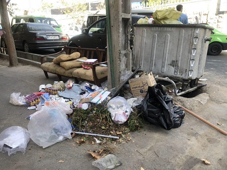 شهرداری در خواب، تهران غرق در زباله!