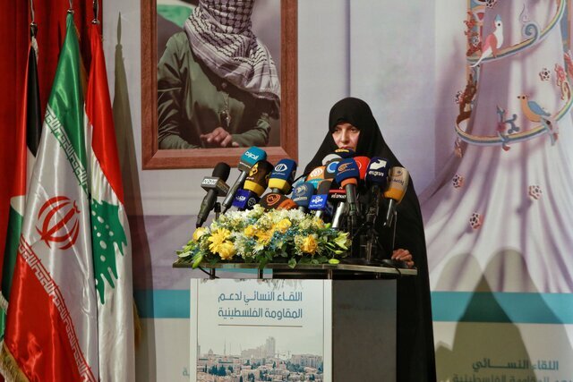 جمیله علم الهدی در لبنان: زن ایرانی و رهبر انقلاب به دلیل تحریم رسانه ای غرب به خوبی در جهان شناخته شده نیستند