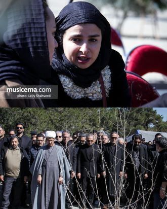 واکنش زینب موسوی به انتقادات حضورش در مراسم تشییع پیکر همسر علیرضا قربانی + عکس
