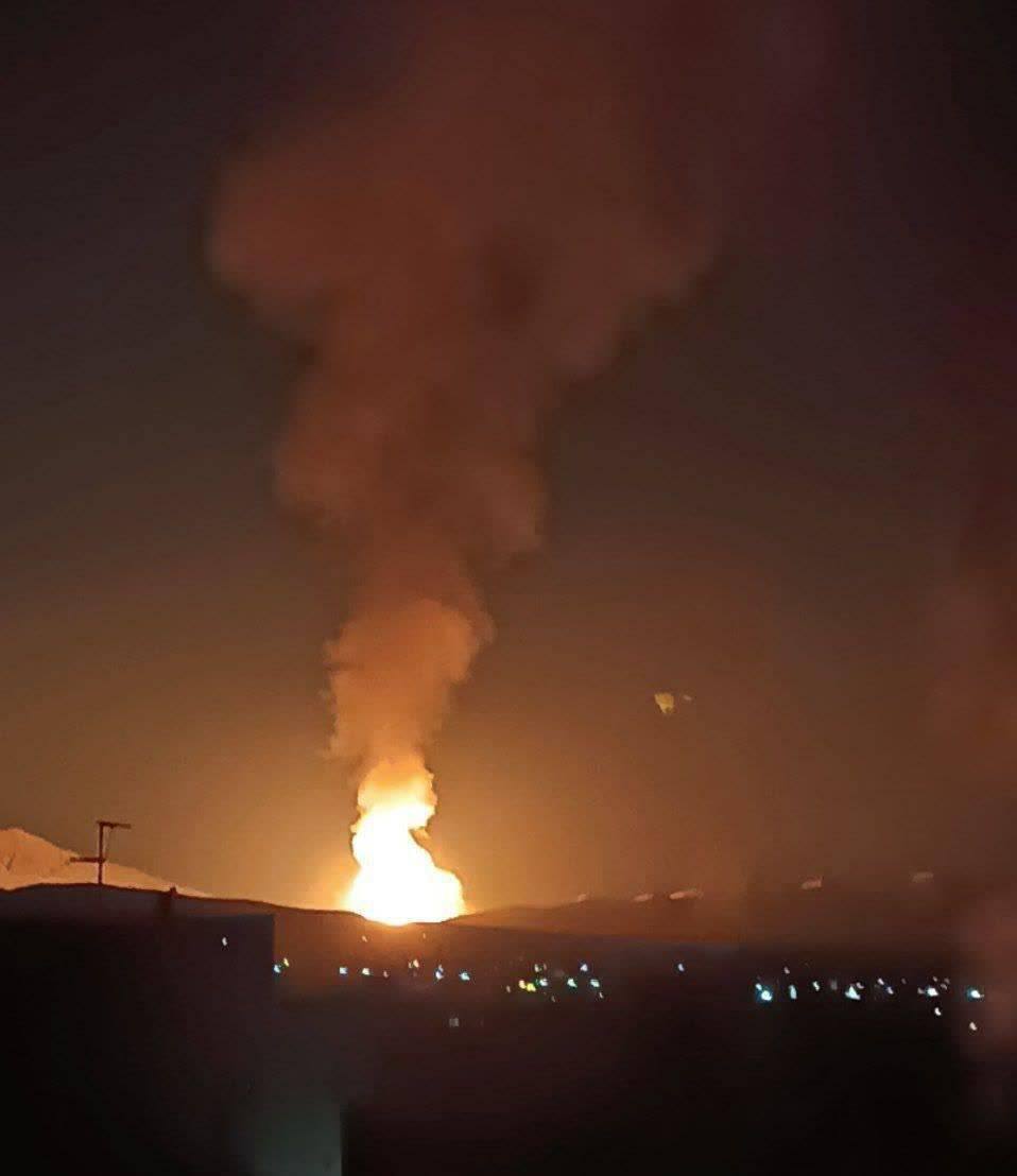 تصاوير انفجار مهيب در خط اصلی انتقال گاز سراسری کشور (ويدئو)