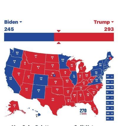 نتایج خطرناک نظرسنجی های انتخابات ریاست جمهوری 2024 آمریکا (نمودار)