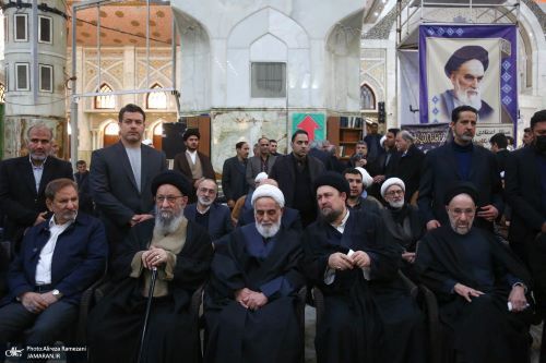 مراسم تشییع و خاکسپاری آیت الله موسوی بجنوردی با حضور سیدحسن خمینی، خاتمی و ناطق نوری (گزارش تصویری)