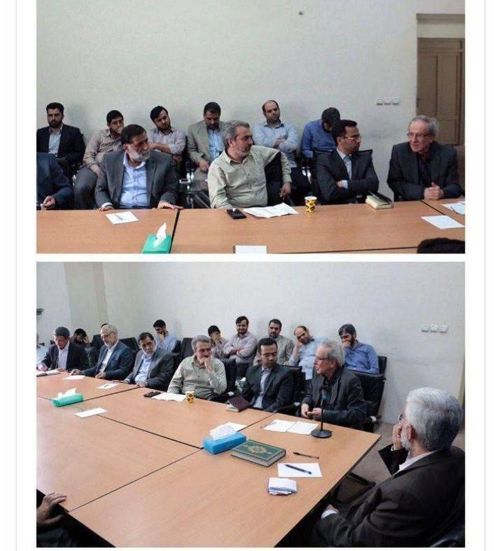 تصویرى از جلسه دولت سایه سعید جلیلی با حضور مسعود درخشان و فاطمی امین!