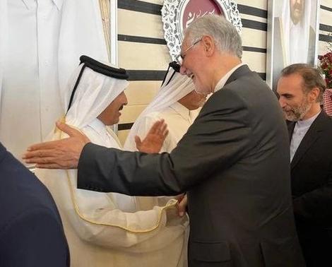 سفیر ایران در عروسی پسر شیخ قطری (عکس)