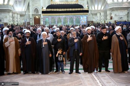 مراسم سوگواری اربعین در حرم امام خمینی (تصاویر)