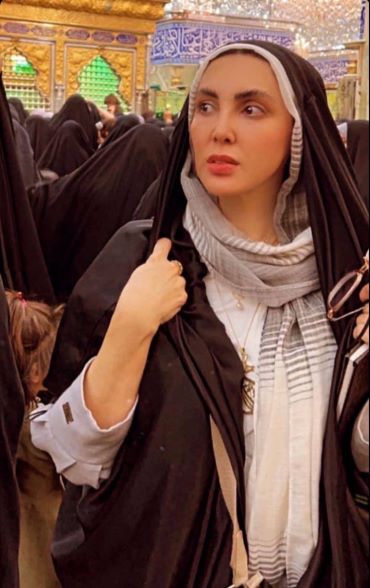 استایل لیلا بلوکات با چادر عربی در کربلا