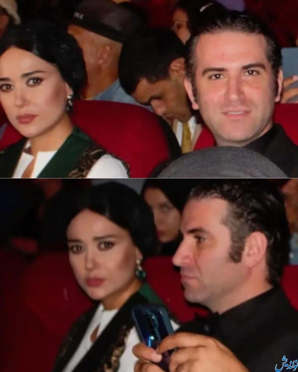 پریناز ایزدیار و هوتن شکیبا در اختتامیه جشنواره فیلم مراکش (تصاوير)