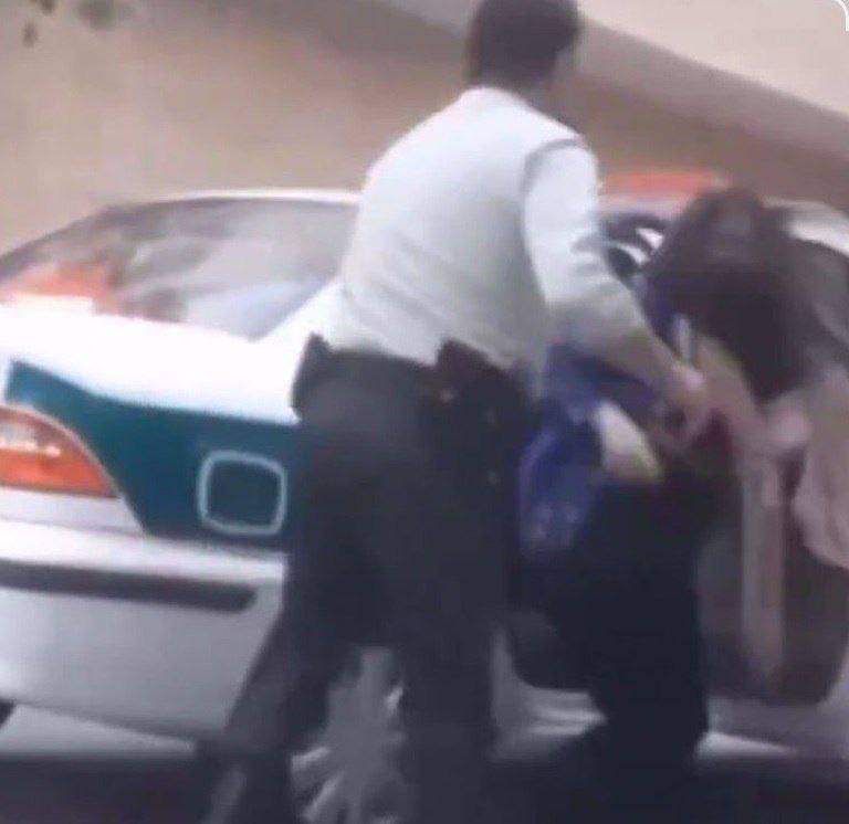 واکنش پلیس به ویدئو بازداشت خشن یک زن + عکس