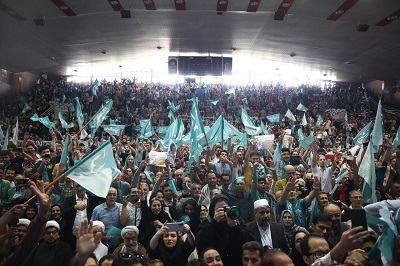 اجتماع حامیان پزشکیان در مشهد (تصاویر)
