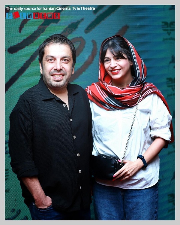عباس جمشیدی فر و همسر دومش  در اکران خصوصی یک فیلم (عکس)
