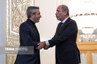 دیدار وزیر خارجه اردن با علی باقری (عکس)
