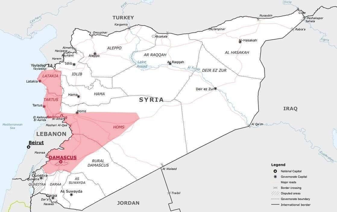 چقدر از سوریه دست حکومت اسد باقی مانده است؟ (روی نقشه ببینید)