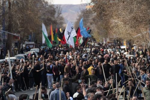 اجتماع عظیم عزاداران علوی در ارومیه با شعار حیدر حیدر، هانسی گروهون بئله مولاسی وار شیعله لرین حدیر کراری وار + عکس