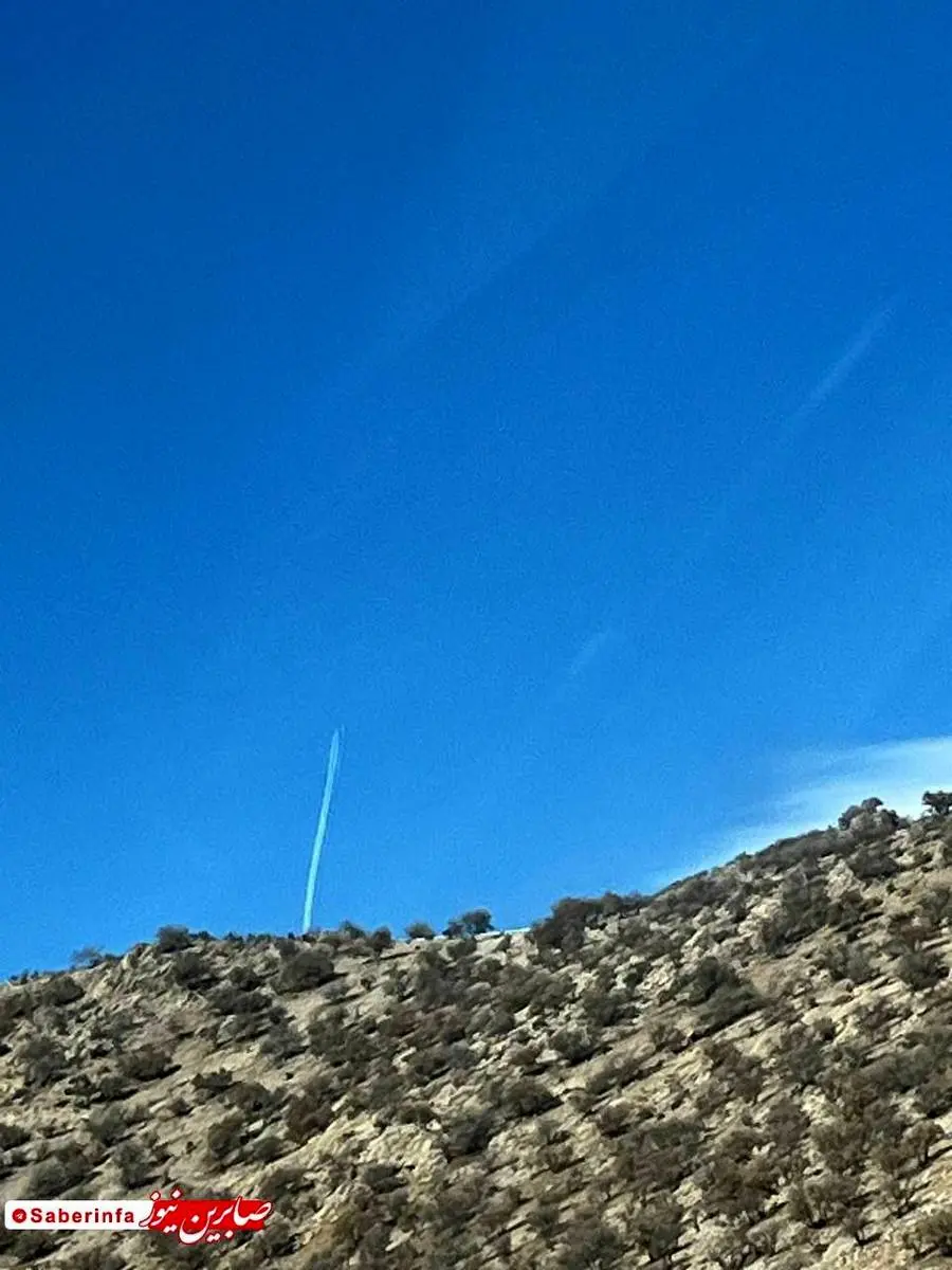 صدا و سیما شلیک موشک را تکذیب کرد: رد هواپیما است!