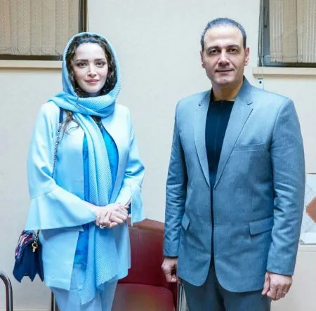 صمیمیت علیرضا قربانی و بهنوش طباطبایی در جشن حافظ و تکرار تصاویر مشترک سوژه شد (عکس)