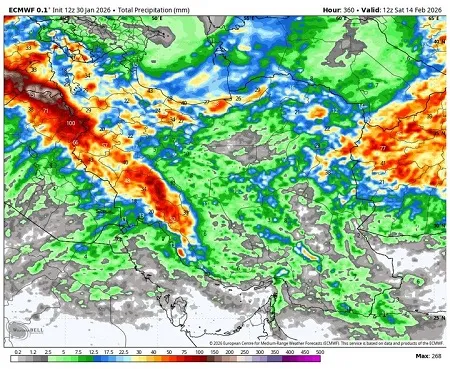 وضعیت هوای فردا تهران و کشور در ۱۲ بهمن: یک سامانه بارشی در راه است وضعیت هوای فردا تهران و کشور در ۱۲ بهمن: یک سامانه بارشی در راه است