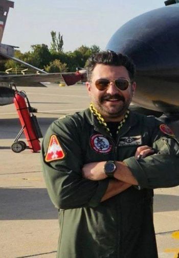 تصویر سرتیپ خلبان مهدی فیروزمند که دیشب به شهادت رسید (عکس)