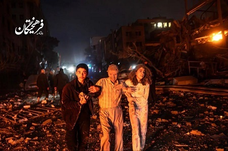 تصاویر تکان‌دهنده از میدان نیلوفر تهران پس از حمله