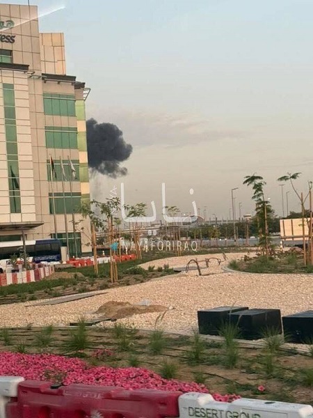 انفجار در پایگاه آمریکایی در دبی (عکس)