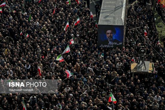 مراسم تشییع پیکر فرماندهان شهید «جنگ رمضان» (تصاویر)