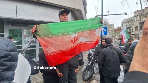 واکنش شجاعانه مردم تهران به حمله هوایی در محدوده راهپیمایی روز قدس (ویدئو و عکس)