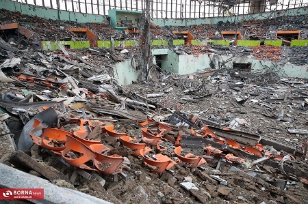 تصاویر ناراحت کننده جدید از داخل ورزشگاه ویران شده ۱۲هزار نفری آزادی (عکس)