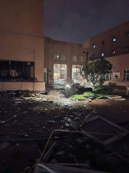 خسارات موشک ایران به پایگاه ناوگان پنجم نیروی دریایی آمریکا در بحرین (عکس)