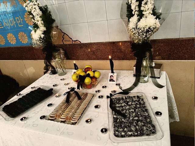 برگزاری مراسم یابود «رها بهلولی‌پور» در دانشگاه تهران(عکس)