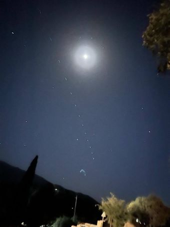 استارلینک به آسمان شیراز رسید (عکس)