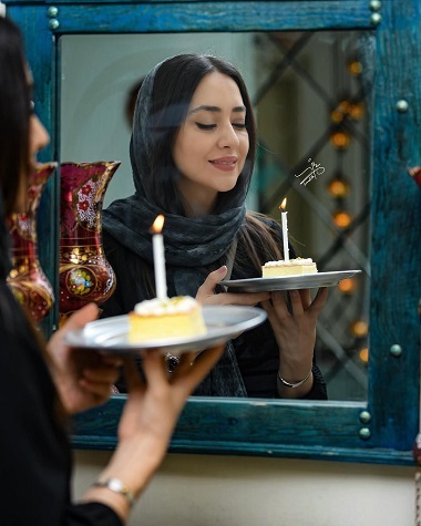 بهاره کیان افشار تولدش را این شکلی جشن گرفت
