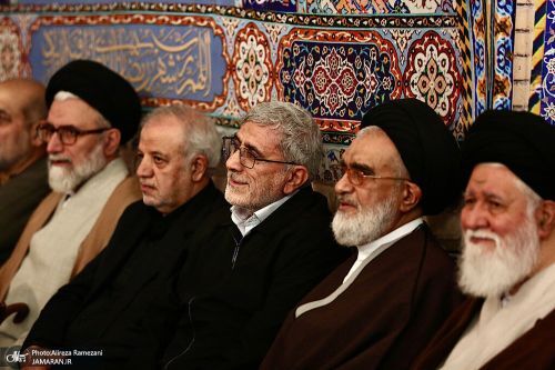 مهمانان خاص مراسم سالگرد شهید رئیسی در مشهد (عکس)