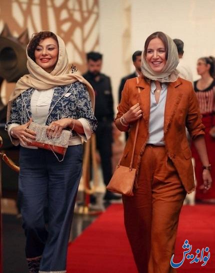استایل و پوشش یکتا ناصر و ستاره پسیانی در اکران یک فیلم در عمان (عکس)