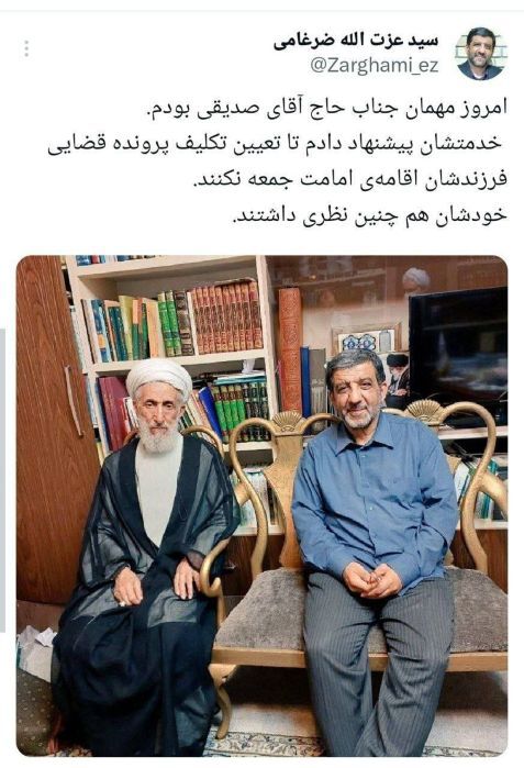 اولین تصویر از کاظم صدیقی پس از انتشار خبر جنجالی + تصمیم جدید او درباره نماز جمعه