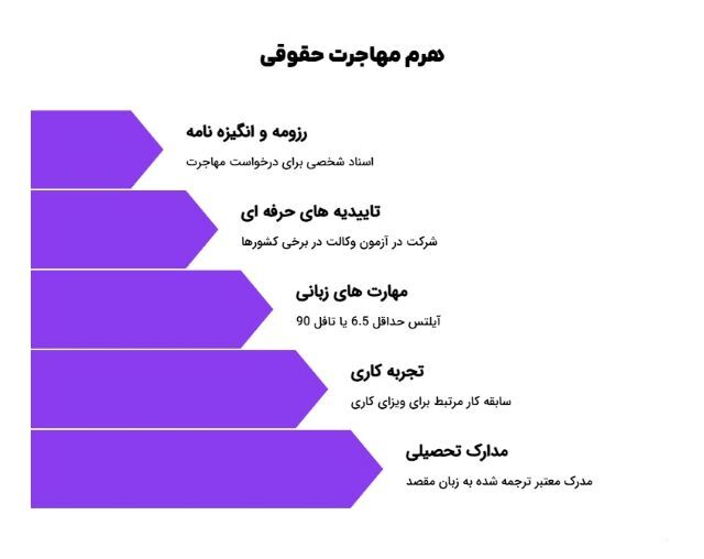 چگونه با رشته حقوق مهاجرت کنیم؟ راهنمای جامع از تحصیل تا کاریابی موفق در خارج از کشور 