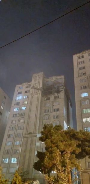وضعیت در شهرک شهید چمران تهران پس از حمله اسرائیل (عکس)